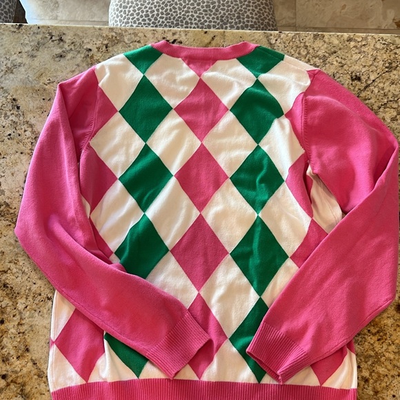 Lilly Pulitzer Argyle Sweater - Picture 3 of 3